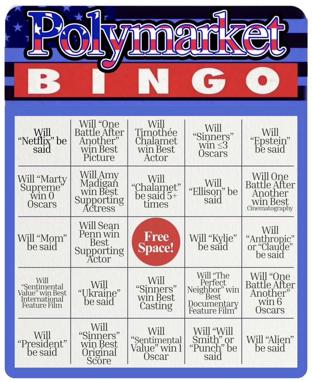 icon for Oscars Bingo