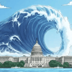 icon for Blue tsunami in 2026?